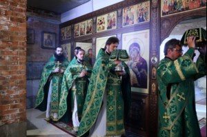 Престольный праздник в саратовском храме во имя преподобного Сергия Радонежского