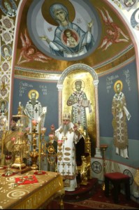 Божественная литургия в Свято-Троицком кафедральном соборе г.Саратова