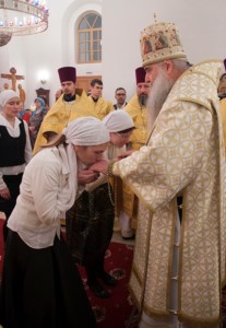 Божественная литургия на Архиерейском подворье — храме святых равноапостольных Кирилла и Мефодия при СГУ