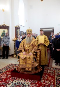 Божественная литургия в Свято-Иоанновском женском монастыре села Алексеевка Хвалынского района