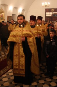 Всенощное бдение в храме во имя святого благоверного великого князя Александра Невского г. Ртищево