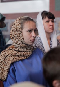 Божественная литургия в Крестовоздвиженском храме г. Хвалынска
