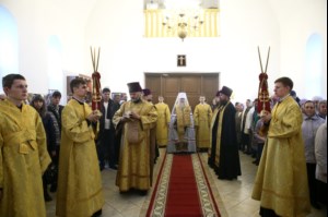 Всенощное бдение в храме во имя апостола и евангелиста Иоанна Богослова г.Саратова