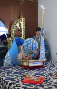 Божественная литургия на Архиерейском подворье – храме в честь иконы Божией Матери «Утоли моя печали» г.Саратова