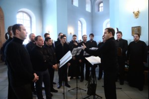 Божественная литургия в храме в честь Покрова Пресвятой Богородицы г.Петровска