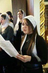 Всенощное бдение на Архиерейском подворье – храме во имя преподобного Серафима Саровского г.Саратова