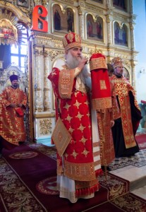 Всенощное бдение в храме в честь Сошествия Святого Духа г.Саратова