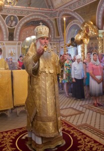 Всенощное бдение в Свято-Троицком кафедральном соборе г.Саратова