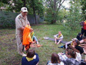 В лагере «Солнечный» прошел День МЧС
