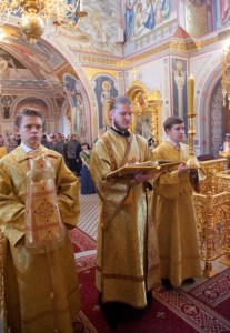 Божественная литургия в Свято-Троицком кафедральном соборе г.Саратова