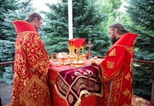 Божественная литургия в Вавиловом Доле