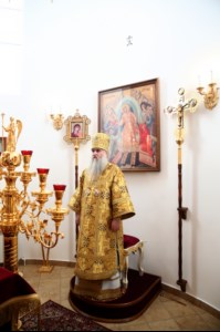 Божественная литургия в храме в честь Нерукотворного Образа Спасителя г. Саратова