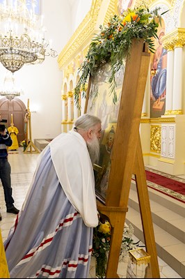 Всенощное бдение в храме святителя Спиридона Тримифунтского г. Саратова