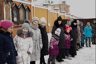 В Свято-Алексиевском монастыре прошла встреча с представителями Росгвардии