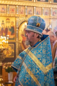 Божественная литургия в храме в честь Сретения Господня г.Саратова