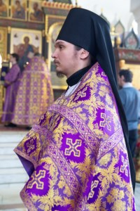 Литургия Преждеосвященных Даров в храме в честь иконы Божией Матери «Утоли моя печали» г. Саратова