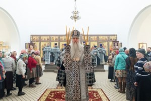Литургия Преждеосвященных Даров в храме во имя преподобного Сергия Радонежского г.Саратова