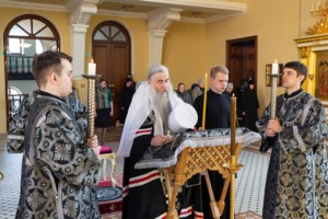 Литургия Преждеосвященных Даров на Архиерейском подворье — в храме святого апостола и евангелиста Иоанна Богослова