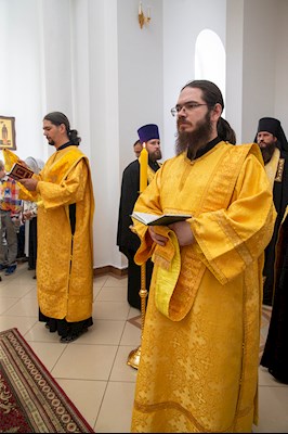 Всенощное бдение в Княже-Владимирском храме Саратова