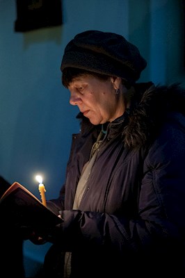 Великое повечерие с чтением канона преподобного Андрея Критского в храме Сошествия Святого Духа г. Саратова