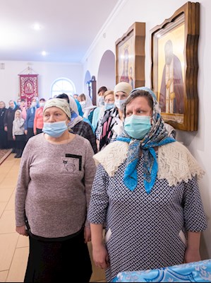 Митрополит Игнатий совершил Божественную литургию в храме в честь иконы Божией Матери «Скоропослушница» г. Шиханы Вольского района