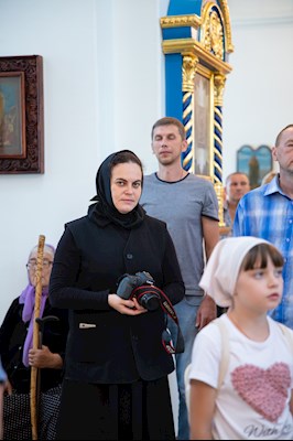 Митрополит Игнатий совершил Божественную литургию в Свято-Сергиевском женском монастыре села Алексеевка Базарно-Карабулакского района