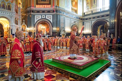 Митрополит Игнатий принял участие в Божественной литургии и торжествах в день тезоименитства Святейшего Патриарха Кирилла