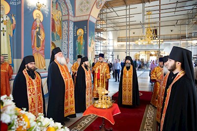 Митрополит Игнатий совершил всенощное бдение в Свято-Никольском мужском монастыре г. Саратова