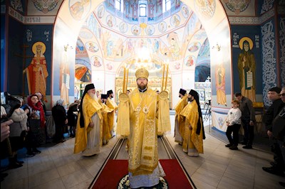 Митрополит Игнатий совершил Божественную литургию в Свято-Никольском мужском монастыре г. Саратова