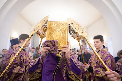 Митрополит Игнатий совершил Божественную литургию в храме преподобного Сергия Радонежского г. Саратова