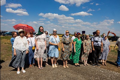 Митрополит Игнатий совершил освящение закладного камня на месте строительства Княже-Владимирского собора г. Саратова