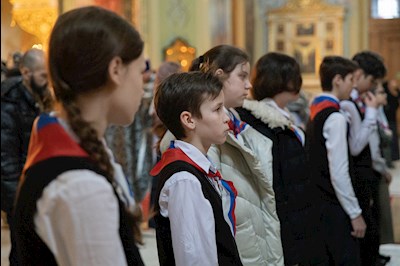 Митрополит Игнатий совершил Литургию Преждеосвященных Даров в Покровском соборе г. Саратова