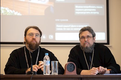 Митрополит Игнатий принял участие в защите выпускных квалификационных работ магистров в СПДС