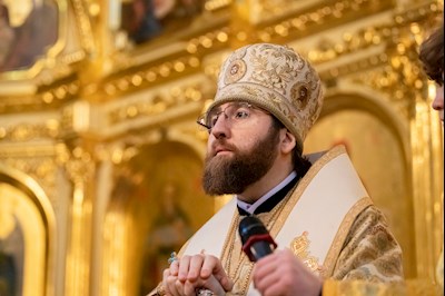 Митрополит Игнатий совершил Божественную литургию и молебен на новый год в Покровском соборе г. Саратова