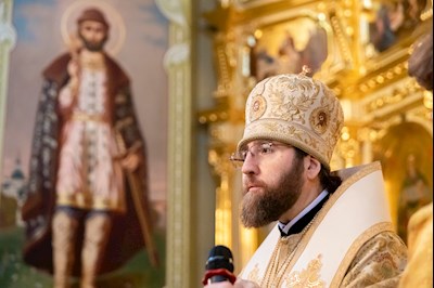 Митрополит Игнатий совершил Божественную литургию и молебен на новый год в Покровском соборе г. Саратова