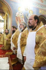 Великое освящение верхнего храма во имя Святой Живоначальной Троицы Свято-Троицкого кафедрального собора города Саратова