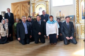 Литургия Преждеосвященных Даров в храме в честь Казанской иконы Божией Матери р.п.Татищево