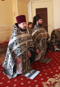 Литургия Преждеосвященных Даров на Архиерейском подворье — храме во имя святого апостола и евангелиста Иоанна Богослова при СПДС