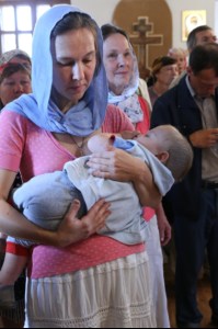 Чин Великого освящения и Божественная литургия в храме святого пророка Илии в селе Липовка Базарно-Карабулакского района