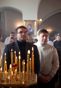 Божественная литургия в Спасо-Преображенском мужском монастыре г. Саратова