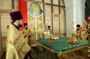 Всенощное бдение в Свято-Сергиевском женском монастыре с. Алексеевка Базарно-Карабулакского р-на
