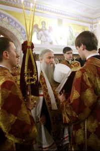 Всенощное бдение в Свято-Троицком кафедральном соборе Саратова
