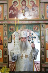 Божественная литургия в храме во имя святителя Тихона, епископа Воронежского, Задонского чудотворца г.Саратова