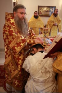 Божественная литургия в храме в честь иконы Божией Матери «Утоли моя печали»