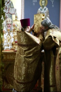 Божественная литургия в Свято-Троицком кафедральном соборе г.Саратова