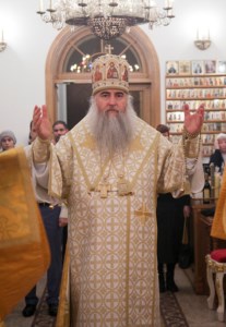Божественная литургия на Архиерейском подворье — храме святых равноапостольных Кирилла и Мефодия при СГУ