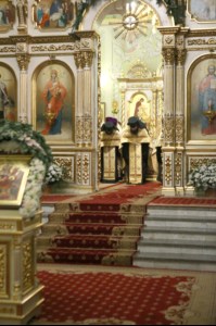 Великая Рождественская вечерня в храме в честь Покрова Пресвятой Богородицы г. Саратова