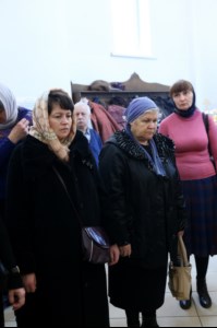 Божественная литургия в храме во имя святого великомученика Георгия Победоносца г.Саратова