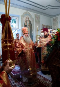 Всенощное бдение в храме святого великомученика и целителя Пантелеимона г. Саратова