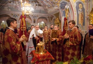 Всенощное бдение в Свято-Троицком кафедральном соборе г.Саратова